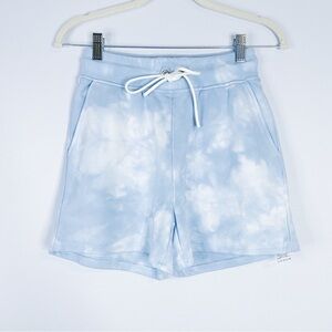 Good American - High Waist Tie Dye Shorts